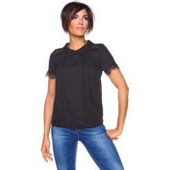T-shirty damskie: Koszulka „Pascale” w kolorze czarnym