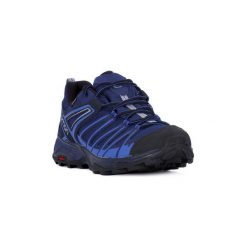Buty do biegania Salomon X ULTRA 3 GTX PRIME. Niebieskie buty sportowe męskie marki Salomon, bez zapięcia, do biegania. Za 428,48 zł.
