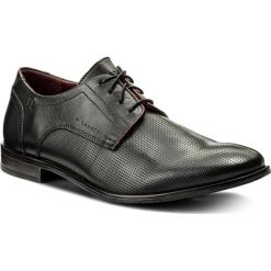 Półbuty LASOCKI FOR MEN - MB-PRUS-01 Czarny. Czarne buty wizytowe męskie Lasocki For Men, ze skóry, bez zapięcia. Za 189,99 zł.