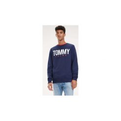 Bluzy Tommy Jeans DM0DM06291 ESSENTIAL LOGO C. Czarne bluzy męskie Tommy Jeans, s, bez wzorów, z jeansu, bez kołnierzyka, bez rękawów, bez kaptura. Za 263,05 zł.