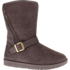 Buty zimowe damskie: Kozaki „Kate” w kolorze szarym