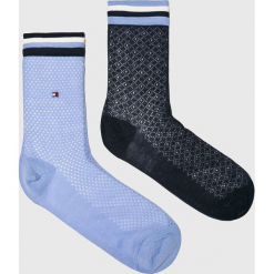 Tommy Hilfiger - Skarpetki (2-pack). Szare skarpetki damskie marki TOMMY HILFIGER, z bawełny. W wyprzedaży za 39,90 zł.