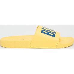 TheWhiteBrand - Klapki. Żółte kapcie męskie TheWhiteBrand, z materiału. W wyprzedaży za 129,90 zł.