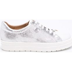 Caprice - Buty. Szare buty sportowe damskie Caprice, bez wzorów, ze skóry, sportowe. W wyprzedaży za 139,90 zł.