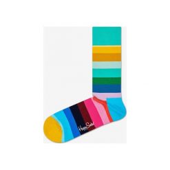 Happy Socks Stripe Skarpetki Wielokolorowy. Skarpetki męskie Happy Socks, w paski, z elastanu. Za 51,95 zł.