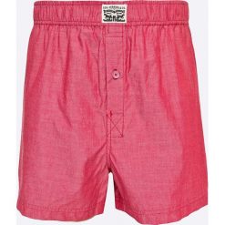 Levi's - Bokserki (2-pack). Czerwone bokserki męskie Levi's®, bez wzorów, z bawełny. W wyprzedaży za 99,90 zł.