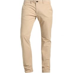 Spodnie męskie: Abercrombie & Fitch Spodnie materiałowe light khaki
