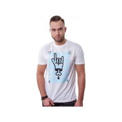 T-shirt Ave Sałata. Szare t-shirty męskie Piekuo, xl, z nadrukiem, z tkaniny, klasyczne, z okrągłym kołnierzem. Za 49,00 zł.