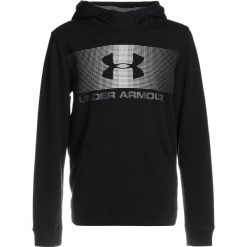 Under Armour FRENCH TERRY HOODY Bluza z kapturem black. Czarne bluzy męskie Under Armour, z bawełny, z kapturem. W wyprzedaży za 170,10 zł.