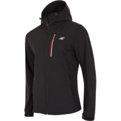 Kurtki sportowe męskie: 4f Kurtka softshell męska H4Z18-SFM002 czarna r. XXL