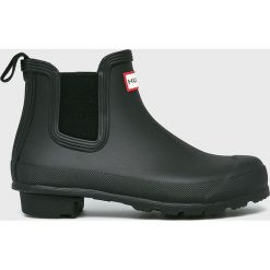Hunter - Kalosze. Czarne kalosze damskie marki Hunter, z materiału. W wyprzedaży za 399,90 zł.