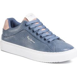Sneakersy PEPE JEANS - Adams Lamu PLS30959 Old Navy 584. Niebieskie półbuty damskie Pepe Jeans, z jeansu. Za 299,00 zł.