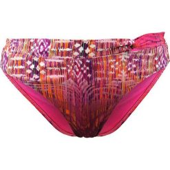 Stroje dwuczęściowe damskie: Figi bikini „Cassis” w kolorze różowym ze wzorem