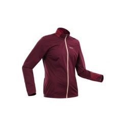 Bluza narciarska XC S 500 damska. Różowe bluzy damskie INOVIK, s, bez wzorów, z elastanu, bez rękawów, bez kaptura. Za 199,99 zł.