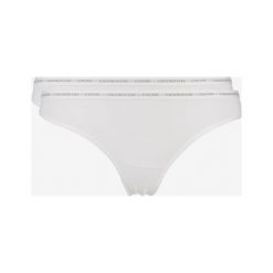 Calvin Klein 2-pack Spodenki Biały. Białe figi damskie Calvin Klein, m, bez wzorów, z elastanu. Za 111,95 zł.