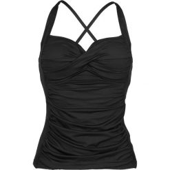 Stroje dwuczęściowe damskie: Seafolly TWIST BANDEAU SINGLET Góra od bikini black