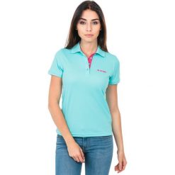 Hi-tec Koszulka damska Site Aqua Splash/Fuchsia Purple r. S. Fioletowe topy sportowe damskie marki Hi-tec, s. Za 53,79 zł.