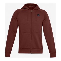 Under Armour Rival Fleece Bluza Czerwony. Czerwone bluzy męskie Under Armour, xxl, bez wzorów, z bawełny, bez kołnierzyka, bez rękawów, bez kaptura. Za 274,95 zł.