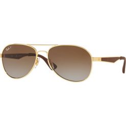 Ray-Ban - Okulary RB3549. Pomarańczowe okulary przeciwsłoneczne męskie marki Ray-Ban, z materiału. Za 699,90 zł.