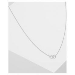 Naszyjniki damskie: Vibe Harsløf NECKLACE INFINITY Naszyjnik silvercoloured