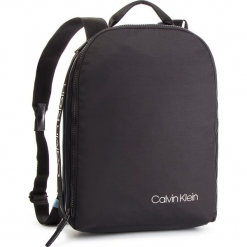Plecak CALVIN KLEIN - Clash Round Backpack K50K504197 001. Czarne plecaki męskie Calvin Klein, z materiału. Za 449,00 zł.