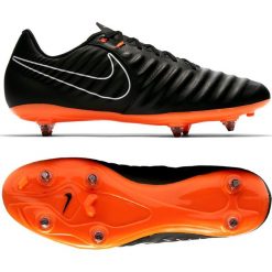 Buty piłkarskie Nike Tiempo Legend 7 Academy M AH7250-080. Czarne buty sportowe męskie Nike, ze skóry, bez zapięcia, do piłki nożnej. W wyprzedaży za 259,00 zł.