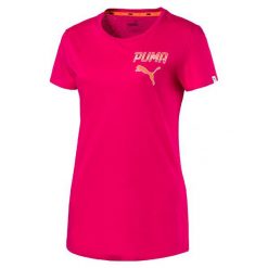 Puma Koszulka Athletic Tee W Bright Rose M. Czerwone bluzki sportowe damskie marki Puma, m. W wyprzedaży za 59,00 zł.