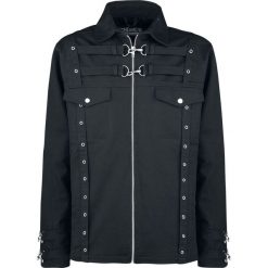 Chemical Black Aleksi Jacket Kurtka czarny. Czarne kurtki męskie Chemical Black, l, w paski. Za 244,90 zł.
