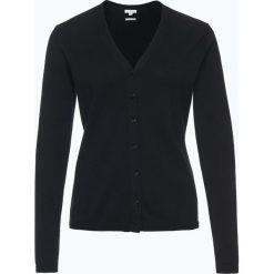 Brookshire - Kardigan damski, czarny. Czarne swetry damskie marki brookshire, xl, bez wzorów, z bawełny, bez rękawów, bez kaptura. Za 179,95 zł.
