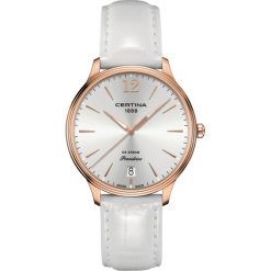 PROMOCJA ZEGAREK CERTINA DS Dream C021.810.36.037.00. Szare zegarki damskie CERTINA, złote. W wyprzedaży za 1390,00 zł.