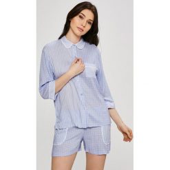 Dkny - Piżama. Niebieskie piżamy damskie DKNY, s, bez wzorów, z wiskozy, bez rękawów. W wyprzedaży za 199,90 zł.