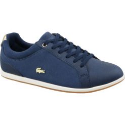 Lacoste Rey Lace 119 737CFA0037NG5 buty sneakers, półbuty damskie granatowe 39. Buty sportowe damskie Lacoste, bez wzorów, ze skóry, klasyczne. W wyprzedaży za 399,99 zł.