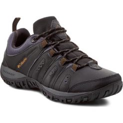 Trekkingi COLUMBIA - Peakfreak Nomad BM3923 Black/Goldenrod 010. Czarne trapery męskie Columbia, na co dzień, bez wzorów, ze skóry, bez zapięcia. W wyprzedaży za 259,00 zł.