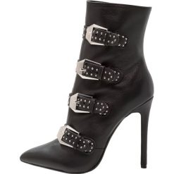 Botki damskie: Steve Madden DEFEND Botki na obcasie black