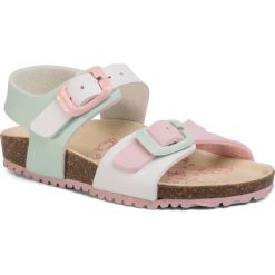 Sandały GARVALIN - 202664 S A-Multicolor. Białe sandały dziewczęce Garvalin, ze skóry ekologicznej, bez zapięcia. Za 139,00 zł.