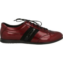 Sneakersy SP-103. Czerwone sneakersy męskie marki Giacomo Conti, bez zapięcia. Za 369,00 zł.