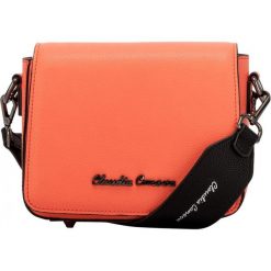 Claudia Canova torebka damska crossbody łososiowa. Różowe torebki klasyczne damskie Claudia Canova, bez wzorów, bez dodatków. Za 249,00 zł.
