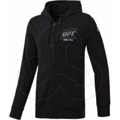 Ciepła bluza męska Reebok UFC FG Zip CG0614. Bluzy męskie Adidas, na lato, m, bez wzorów, z elastanu, militarne, bez kołnierzyka, bez rękawów, długie, bez kaptura. Za 169,00 zł.