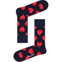 Happy Socks - Skarpetki Nautic Gift Box (4-pak). Niebieskie skarpetki damskie marki Happy Socks, bez wzorów, z elastanu. Za 139,90 zł.
