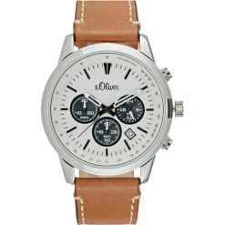 S.Oliver RED LABEL Zegarek chronograficzny cognac. Brązowe zegarki męskie marki s.Oliver RED LABEL. W wyprzedaży za 479,20 zł.