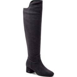 Muszkieterki MICHAEL MICHAEL KORS - Blaine Boot 40F8BNMB5S Charcoal. Szare kozaki damskie MICHAEL Michael Kors, z zamszu, bez obcasa, na obcasie, bez zapięcia. W wyprzedaży za 819,00 zł.
