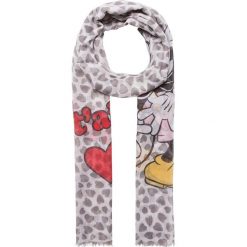 Chusty damskie: Chusta „Kissing Mickey and Minnie” w kolorze szarym – 190 x 70 cm