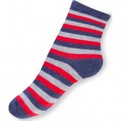 Skarpety. Niebieskie skarpetki dziewczęce marki SOCKS, z elastanu. Za 7,90 zł.