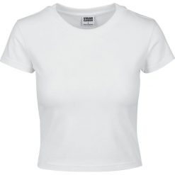 Urban Classics Ladies Stretch Jersey Cropped Tee Koszulka damska biały. Białe bluzki damskie marki Urban Classics, l, bez wzorów, z jersey, z okrągłym kołnierzem, z krótkim rękawem. Za 42,90 zł.