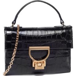 Torebka COCCINELLE - G32 Mignon Croco Shiny Soft E1 G32 55 01 01 Noir 001. Czarne torebki klasyczne damskie Coccinelle, bez wzorów, ze skóry, wizytowe, bez dodatków. Za 1049,00 zł.