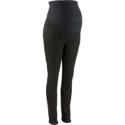 Boyfriendy damskie: Dżinsy ciążowe SKINNY, super-stretch bonprix czarny