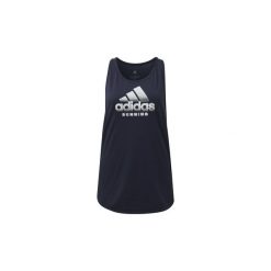 Topy na ramiączkach / T-shirty bez rękawów adidas Own the Run Tank Top. Niebieskie topy damskie Adidas, s, bez wzorów, bez kołnierzyka. Za 99,95 zł.