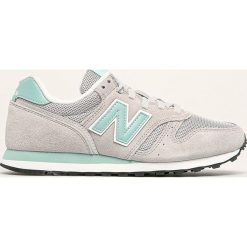 New Balance - Buty WL373BA2. Szare buty sportowe damskie New Balance, bez wzorów, ze skóry, sportowe. W wyprzedaży za 259,90 zł.