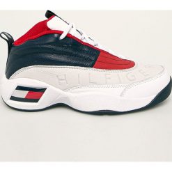 Tommy Jeans - Buty. Białe buty sportowe damskie Tommy Jeans, bez wzorów, z jeansu, sportowe. W wyprzedaży za 399,90 zł.