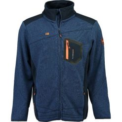 Kurtka polarowa "Urval" w kolorze granatowym. Niebieskie kurtki chłopięce Geographical Norway Kids & Ladies, bez wzorów, z polaru, bez kaptura. W wyprzedaży za 119,95 zł.